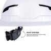 Type 2 Hard Hat, Non-Vented Full Brim Style, White